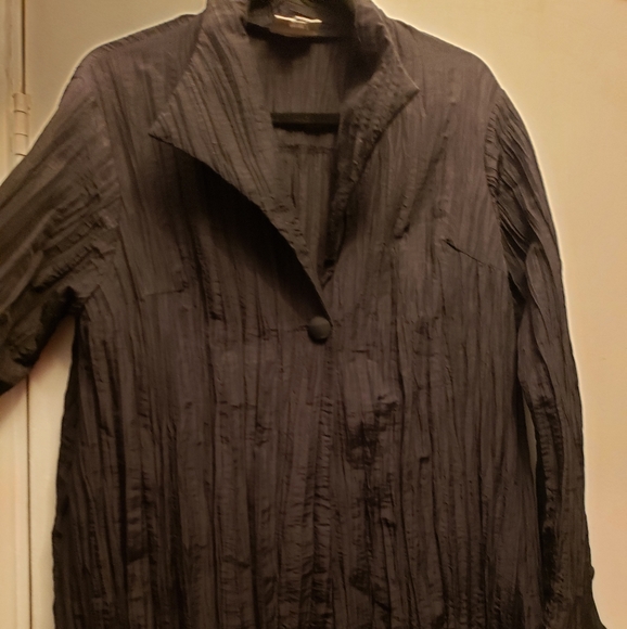 Kathleen Sommers crepe crinkle jacket - Picture 6 of 7